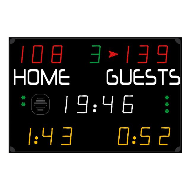 MS7000 - Radio Controlled Electronic Scoreboard