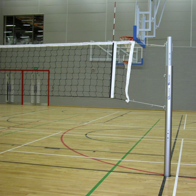 Telescopic Socketed Volleyball Posts