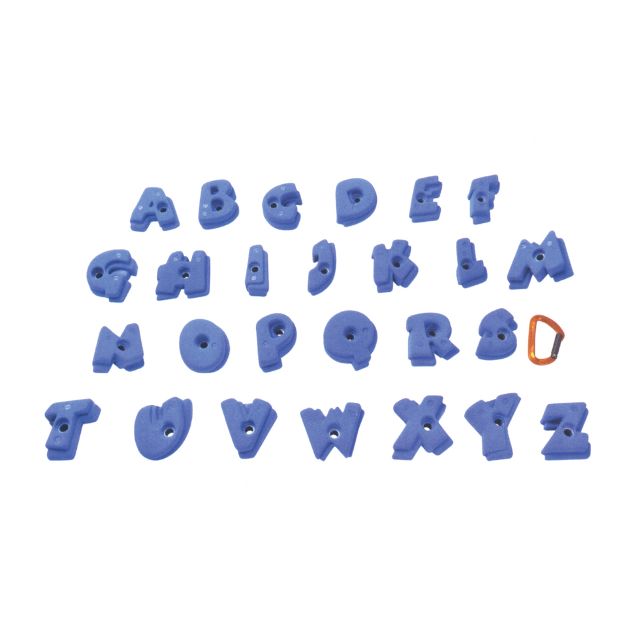 Set of 26 Medium Alphabet Climbing Holds