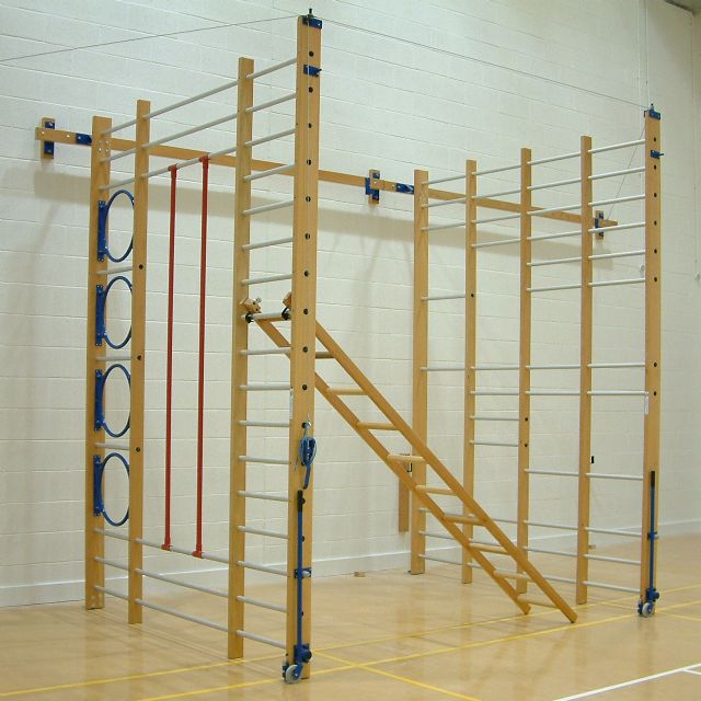 School gym wall bars 2025