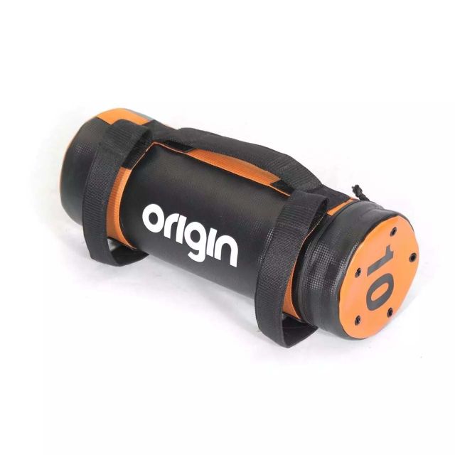 Origin 10kg Sandbag - PU Carbon Texture with Air Holes Pre Filled