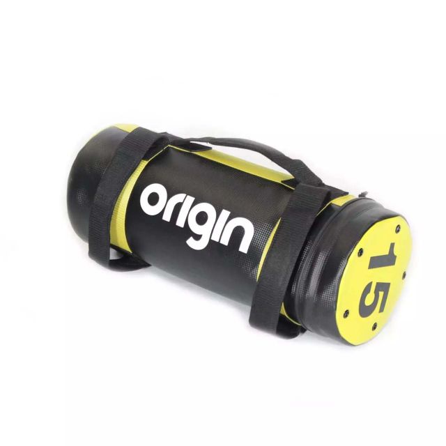 Origin 15kg Sandbag - PU Carbon Texture with Air Holes Pre Filled