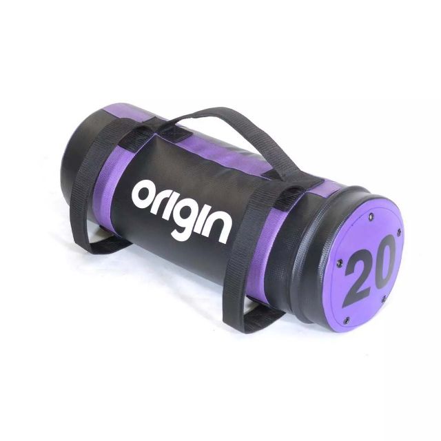 Origin 20kg Sandbag - PU Carbon Texture with Air Holes Pre Filled