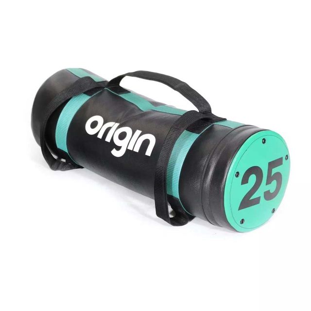 Origin 25kg Sandbag - PU Carbon Texture with Air Holes Pre Filled