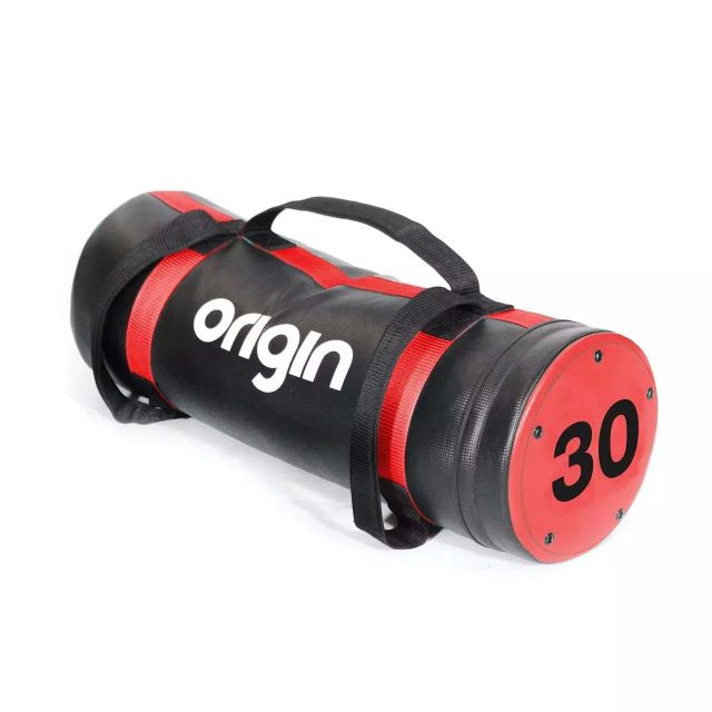 Origin 30kg Sandbag - PU Carbon Texture with Air Holes Pre Filled
