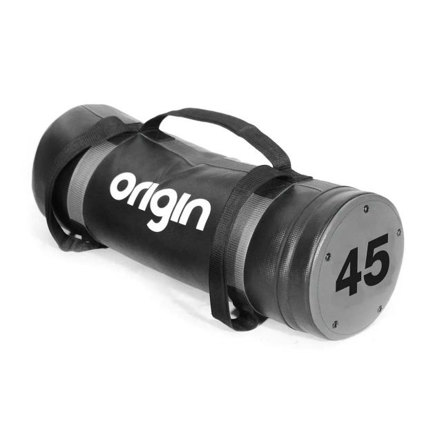 Origin 45kg Sandbag - PU Carbon Texture with Air Holes Pre Filled