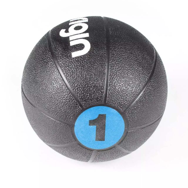 Origin 1kg Medicine Ball (Black with Light Blue)