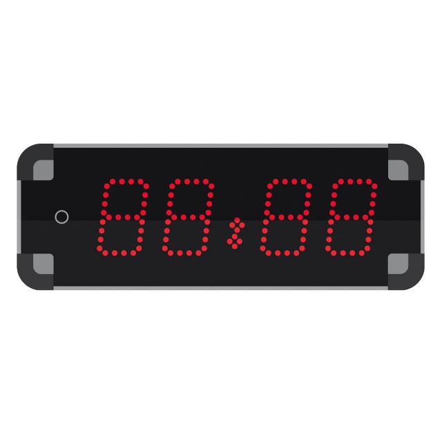 LED clock with 4 red LED digits