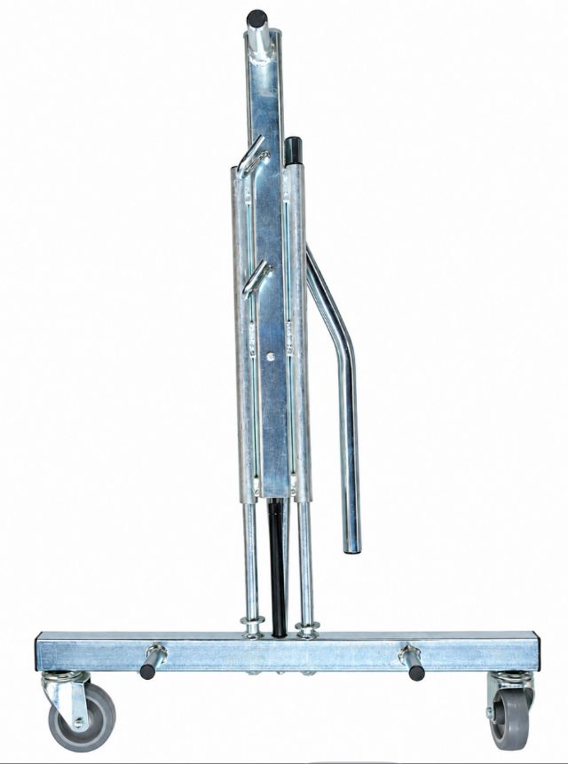 M Trampoline Dampened Lift Lower Roller Stands
