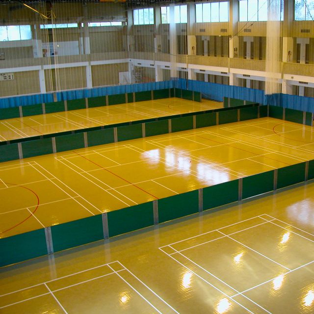 Sports Hall Rebound Screens