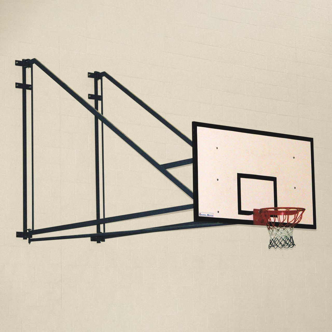 Wall Mounted Hinged Matchplay Basketball Goals Universal Services